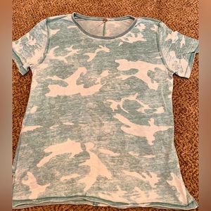 Free People Camo Tshirt
